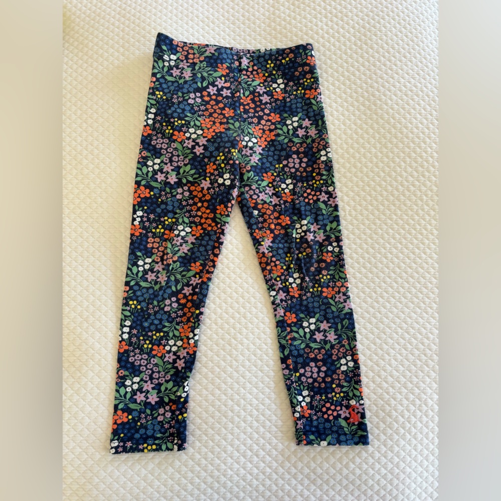 GUC Joules 3T navy and multicolored floral leggings